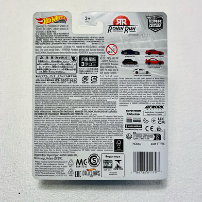 おもちゃ・玩具 1/64’98スバルインプレッサ22B-STiバージョン「HotWheelsカーカルチャーローニン・ラン」[HCK14] 98スバルインプレッサ22B-STiバージョン 1/64スケール【加古川物流】