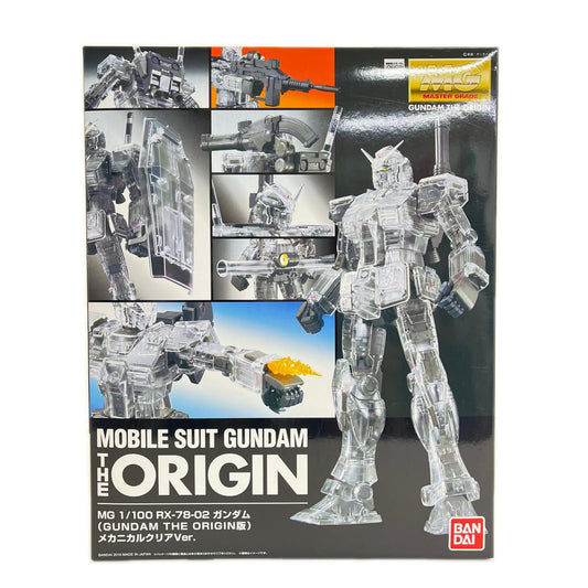 プラモデル 1/100MGRX-78-02ガンダム(GUNDAMTHEORIGIN版)メカニカルクリアVer.「機動戦士ガンダムTHEORIGIN」GUNDAMPRODUCTART機動戦士ガンダムTHEORIGIN展限定[0211238] RX-78-02ガンダム MG GUNDAMPRODUCTART機動戦士ガンダムTHEORIGIN展限定 211238【加古川物流】