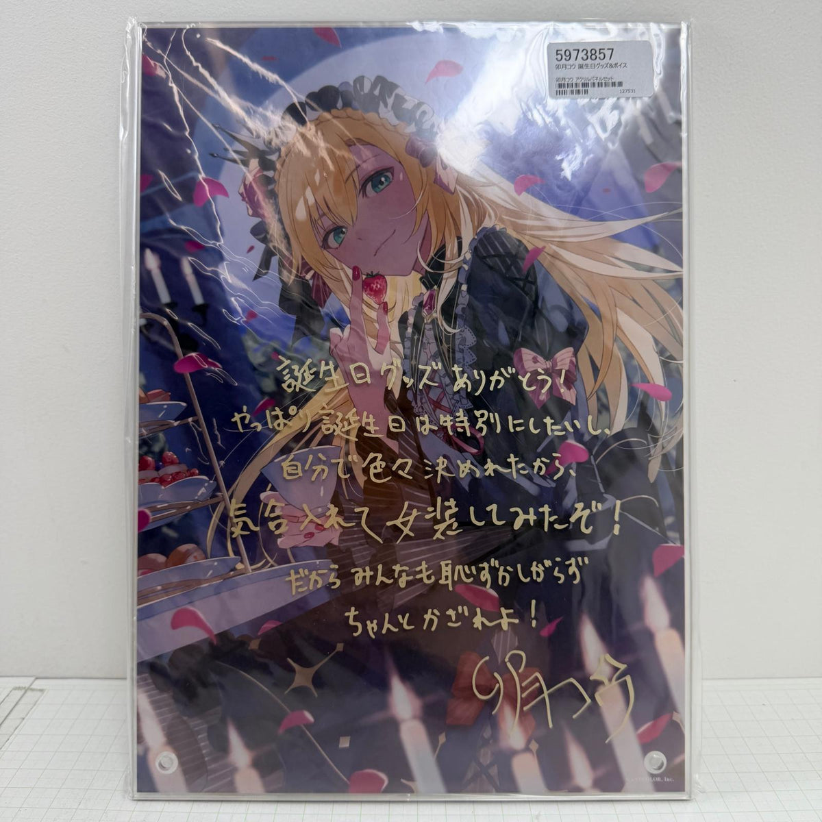 その他ホビー 未開封 卯月コウ 誕生日グッズ2022 アクリルパネル にじさんじ【710-7229】【瀬戸大橋店】