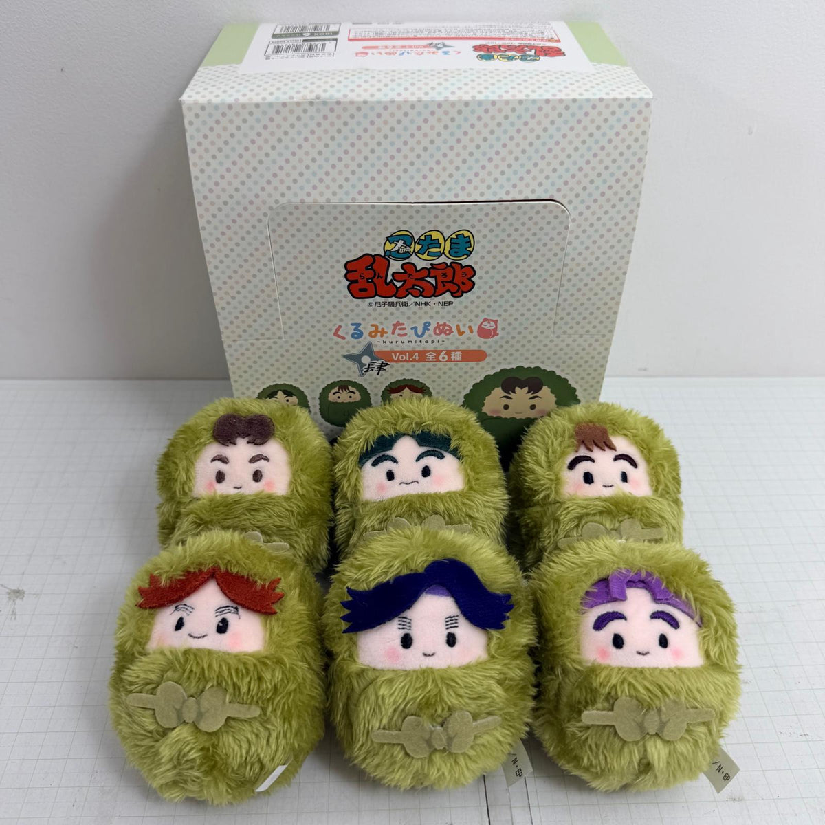 ぬいぐるみ 忍たま乱太郎 くるみたぴぬい Vol.4 全6種セット【710-7285】【瀬戸大橋店】