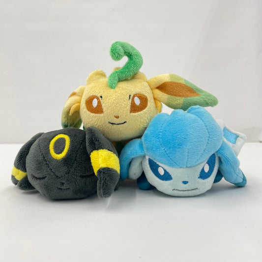 ぬいぐるみ ポケモンセンター くったりぬいぐるみ リーフィア・ブラッキー・グレイシア セット【瀬戸大橋店】