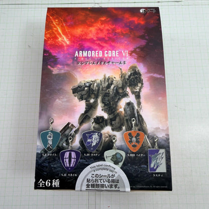 その他ホビー 未開封 アーマード・コア VI エンブレムメタルチャーム2 BOX 全6種【713-7314】【瀬戸大橋店】