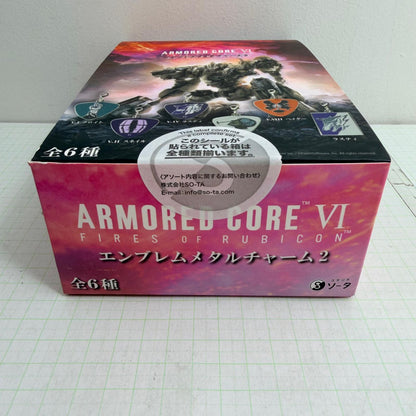その他ホビー 未開封 アーマード・コア VI エンブレムメタルチャーム2 BOX 全6種【713-7314】【瀬戸大橋店】