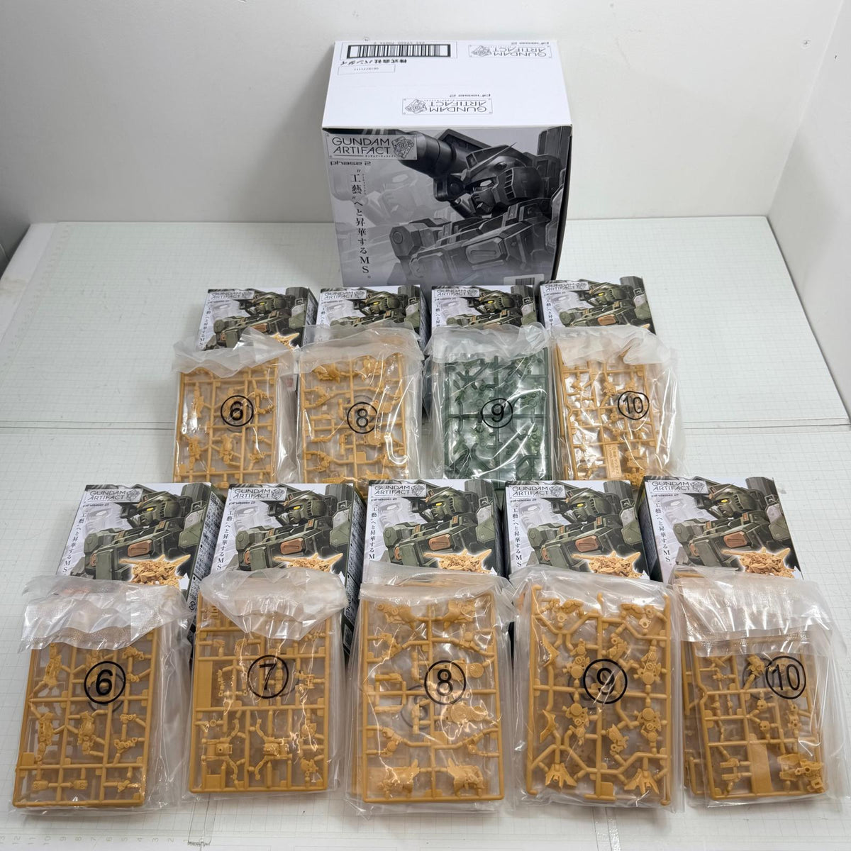 プラモデル GUNDAM ARTIFACT ガンダムアーティファクト phase2 9点セット【715-7252】【瀬戸大橋店】