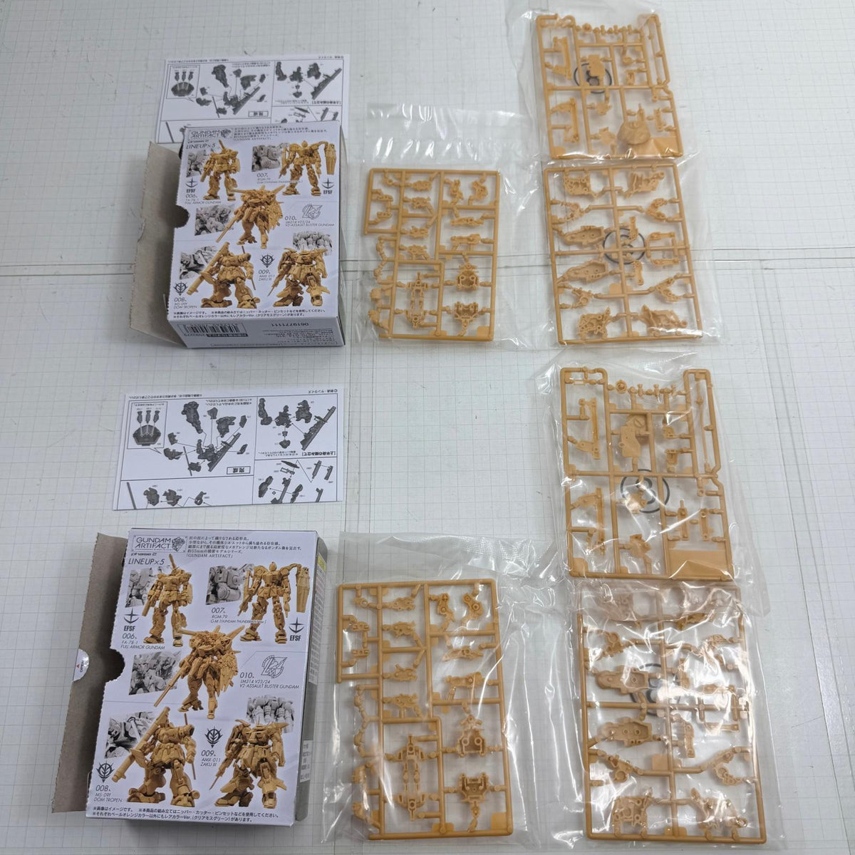 プラモデル GUNDAM ARTIFACT ガンダムアーティファクト phase2 9点セット【715-7252】【瀬戸大橋店】