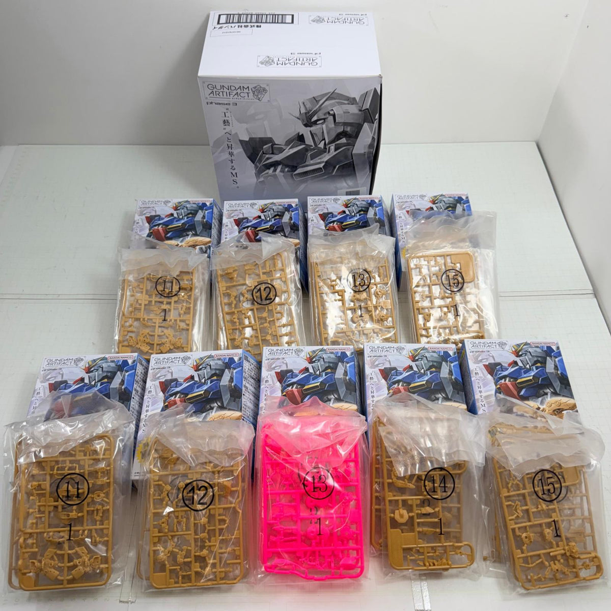 プラモデル GUNDAM ARTIFACT ガンダムアーティファクト phase3 9点セット【715-7253】【瀬戸大橋店】