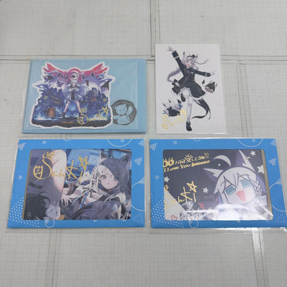 その他ホビー ホロライブ 白上フブキ 箔押しサイン入り ポストカード 4点セット【718-7324】【瀬戸大橋店】