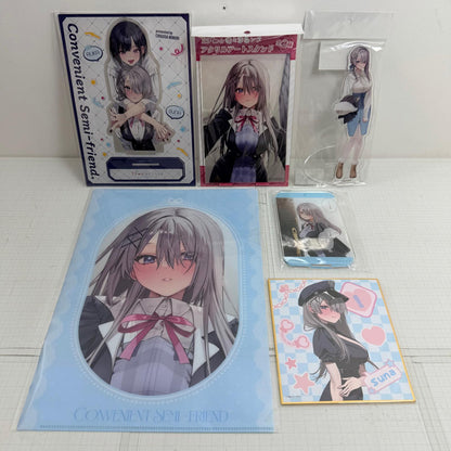 その他ホビー 未開封 好都合セミフレンド アクリルスタンド 色紙 クリアファイル グッズ6点セット【721-7306】【瀬戸大橋店】