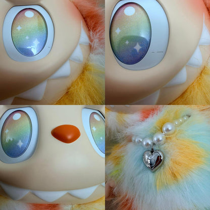 ぬいぐるみ POP MART ラブブ THE MONSTERS Big into Energy シリーズ ROCK THE UNIVERSE ぬいぐるみ【731-7233】【瀬戸大橋店】