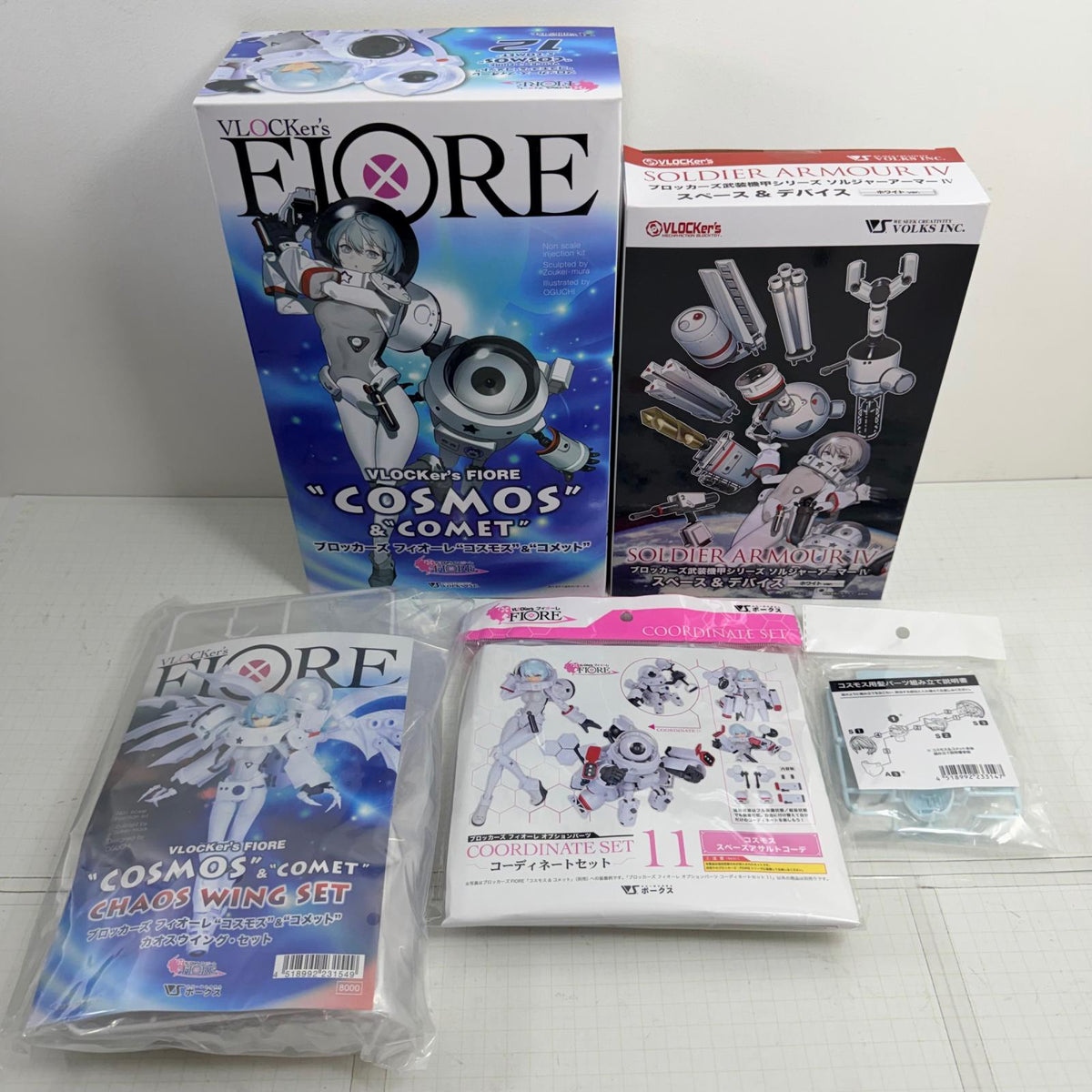 プラモデル コスモス&コメット ブロッカーズ フィオーレ カオスウイングセット オプションパーツ 4点セット【739-7513】【瀬戸大橋店】