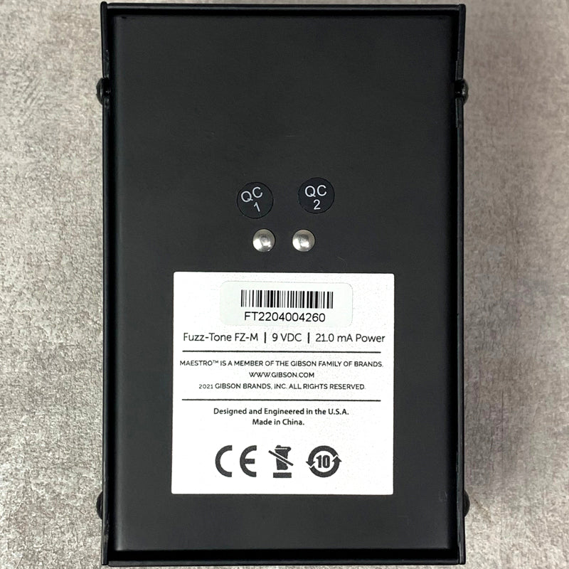 Maestro | マエストロ Fuzz Tone FZ-M 楽器 その他エフェクター 【送料無料】Maestroがついに復活、レトロな筐体から繰り出される荒々しくブーミーなファズ【箱・説明書付き】【加古川店】