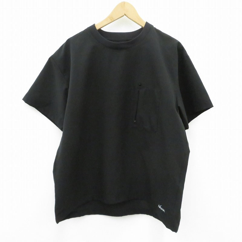 NANGA | ナンガ ドットエア コンフィー Tシャツ 半袖Ｔシャツ ブラック サイズ：M【瀬戸大橋店】