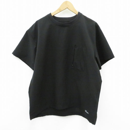 NANGA | ナンガ ドットエア コンフィー Tシャツ 半袖Ｔシャツ ブラック サイズ：M【瀬戸大橋店】