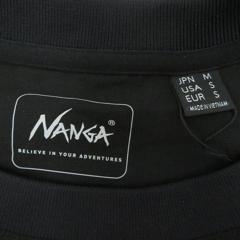 NANGA | ナンガ ドットエア コンフィー Tシャツ 半袖Ｔシャツ ブラック サイズ：M【瀬戸大橋店】