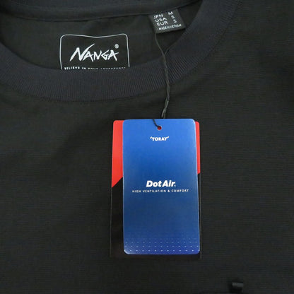 NANGA | ナンガ ドットエア コンフィー Tシャツ 半袖Ｔシャツ ブラック サイズ：M【瀬戸大橋店】