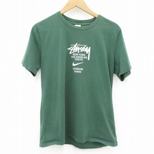 NIKE | ナイキ ×STUSSY 半袖Ｔシャツ DD3343-341 グリーン サイズ：L【瀬戸大橋店】