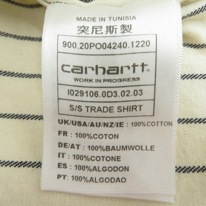 Carhartt WIP | カーハートダブリューアイピー s/s trade shirt 半袖シャツ アイボリー サイズ：XS【瀬戸大橋店】