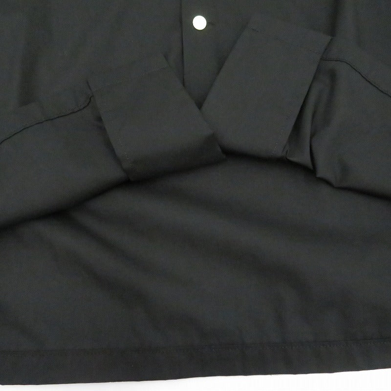 SAVOY CLOTHING | サヴォイクロージング Rock’n’Roll Two-Tone Shirts 長袖シャツ SVY-SH308 ブラック サイズ：L【瀬戸大橋店】