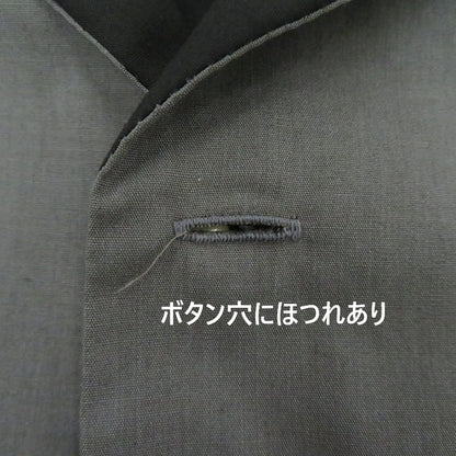 SAVOY CLOTHING | サヴォイクロージング Rock’n’Roll Two-Tone Shirts 長袖シャツ SVY-SH308 ブラック サイズ：L【瀬戸大橋店】