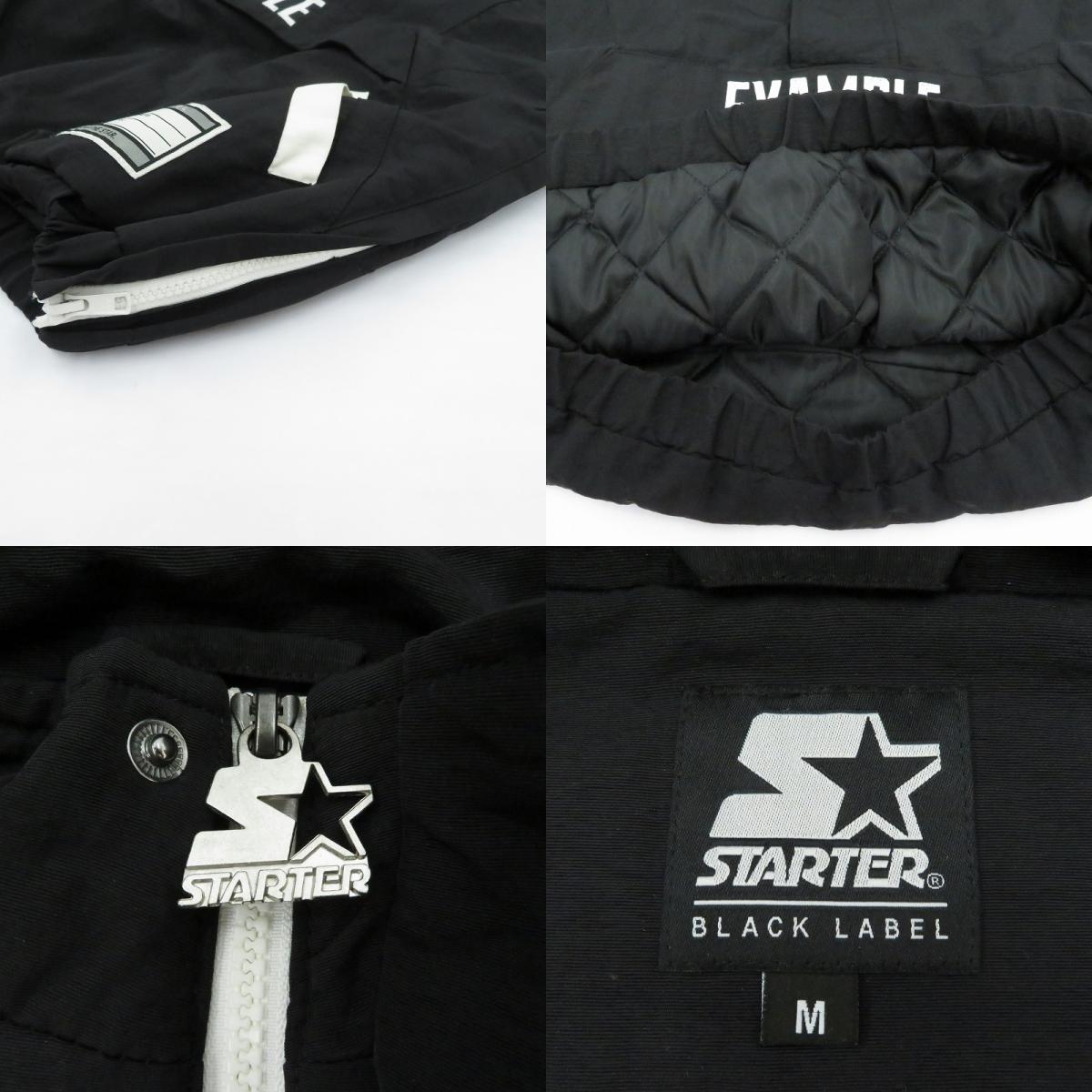 EXAMPLE | イグザンプル ×STARTER BLACK LABEL アノラックパーカー その他アウター ブラック サイズ：M【瀬戸大橋店】