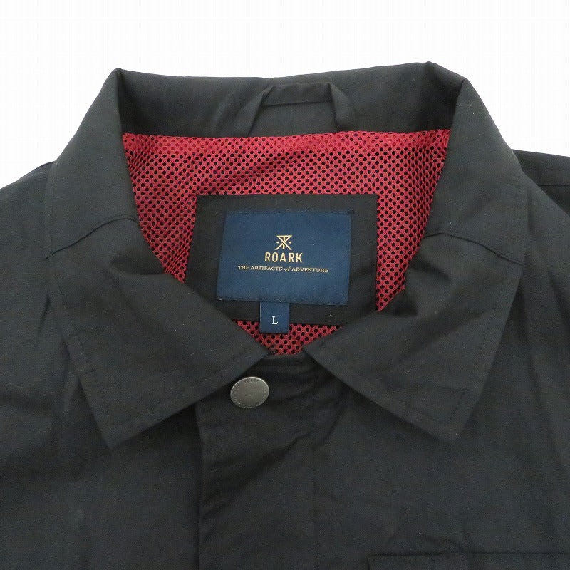 ROARK REVIVAL | ロアークリバイバル COACHES FIREPROOF JACKET ジャケット その他アウター RJJ903 ブラック サイズ：L【瀬戸大橋店】