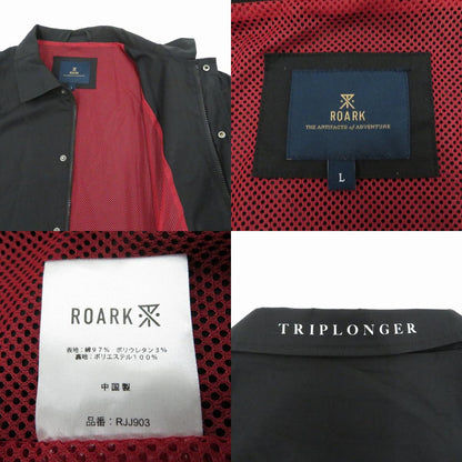 ROARK REVIVAL | ロアークリバイバル COACHES FIREPROOF JACKET ジャケット その他アウター RJJ903 ブラック サイズ：L【瀬戸大橋店】