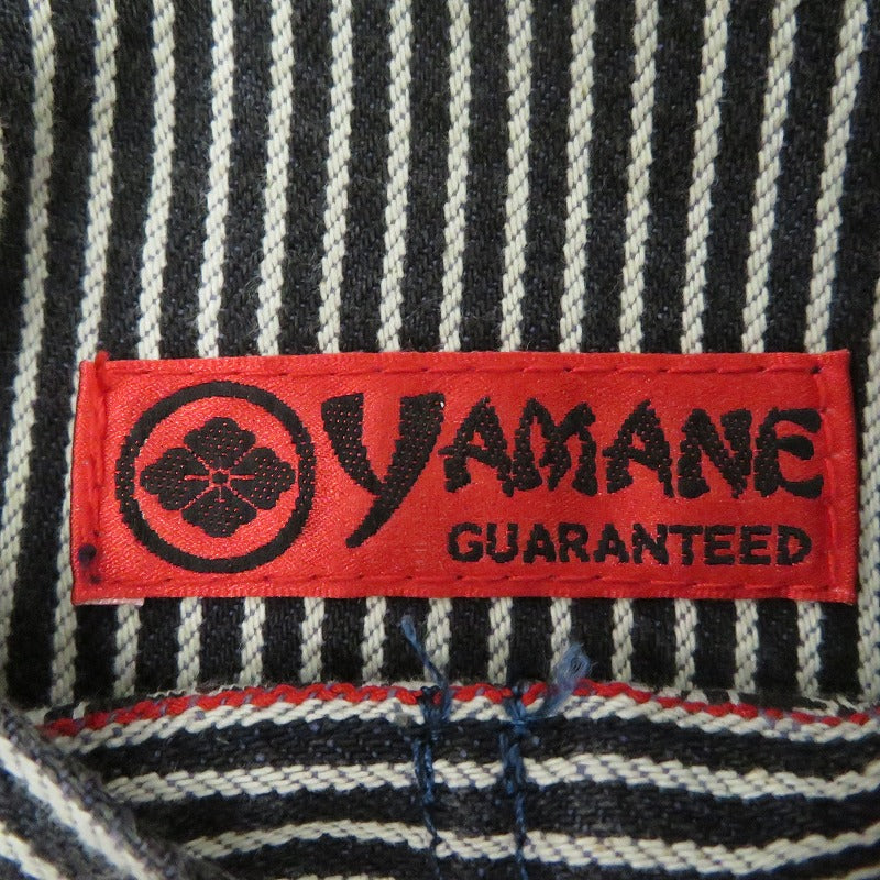 YAMANE DELUXE | ヤマネデラックス ヒッコリーストライプ カバーオール ブルー サイズ：38【瀬戸大橋店】