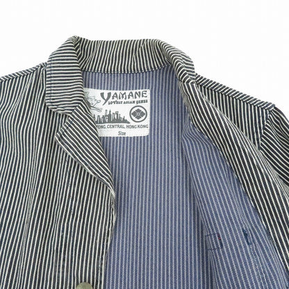 YAMANE DELUXE | ヤマネデラックス ヒッコリーストライプ カバーオール ブルー サイズ：38【瀬戸大橋店】