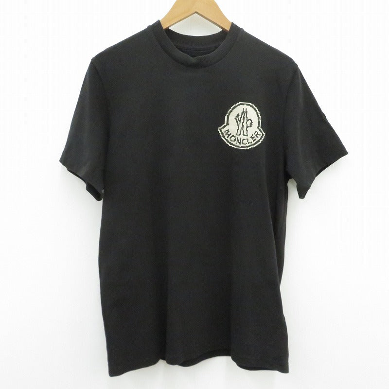 MONCLER | モンクレール 23年製 半袖Ｔシャツ J20918C00004 83927 ブラック サイズ：M【瀬戸大橋店】
