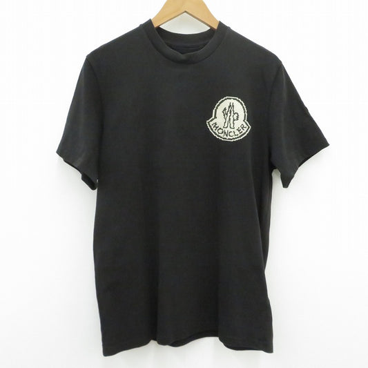 MONCLER | モンクレール 23年製 半袖Ｔシャツ J20918C00004 83927 ブラック サイズ：M【瀬戸大橋店】