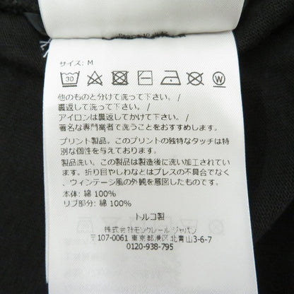 MONCLER | モンクレール 23年製 半袖Ｔシャツ J20918C00004 83927 ブラック サイズ：M【瀬戸大橋店】