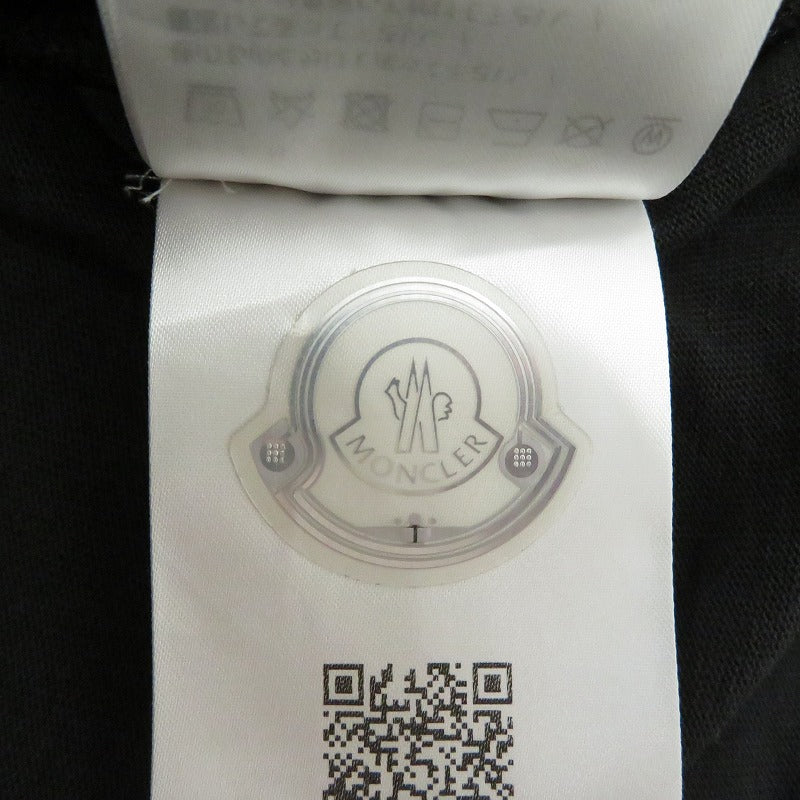 MONCLER | モンクレール 23年製 半袖Ｔシャツ J20918C00004 83927 ブラック サイズ：M【瀬戸大橋店】