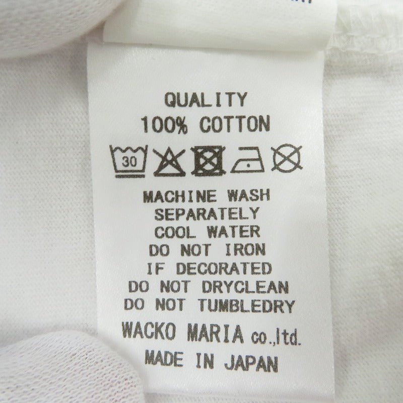 WACKOMARIA | ワコマリア Washed Heavy Weight T-Shirt 26SS 半袖Ｔシャツ ホワイト サイズ：S【瀬戸大橋店】