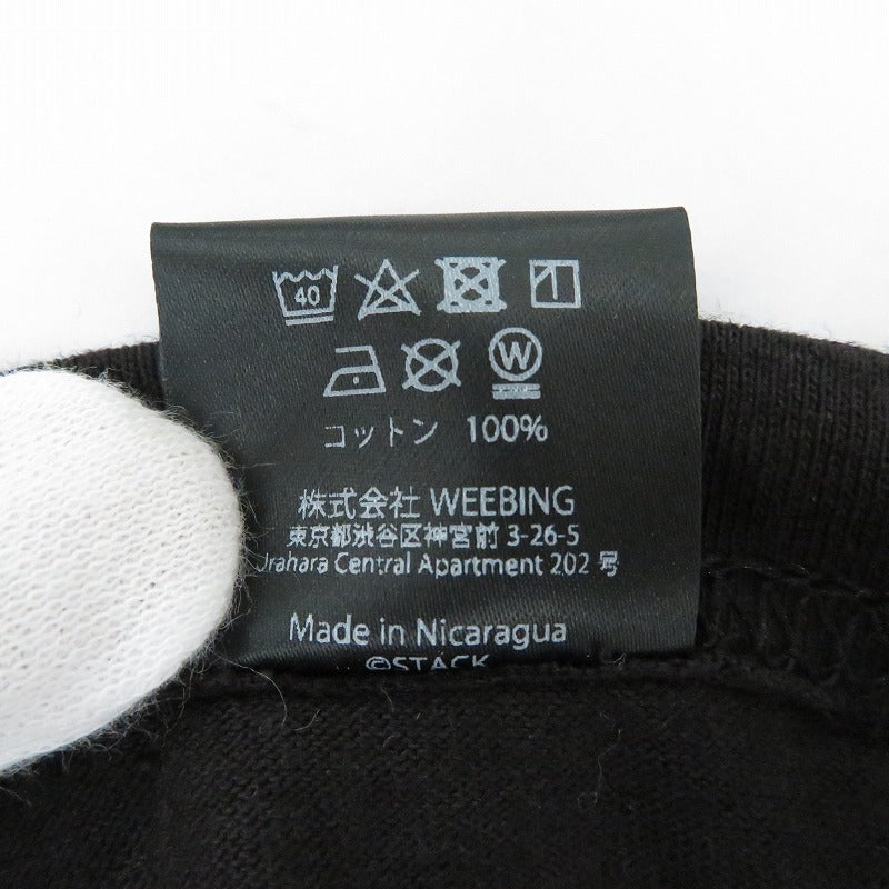 Short sleeve tee “SHINY DAYS” 半袖Ｔシャツ ×School Days(0verflow) Chillweeb ブラック サイズ：L【瀬戸大橋店】