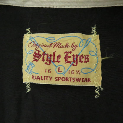 Style Eyes(東洋エンタープライズ | スタイルアイズトウヨウトーヨー RAYON BOWLING SHIRT ボーリングシャツ その他トップス SE38617/“HOLY ROLLERS” ブラック サイズ：L【瀬戸大橋店】