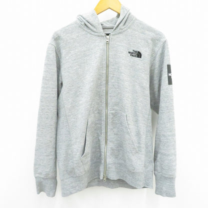 THE NORTH FACE | ザ・ノースフェイス スクエアロゴフルジップ パーカー NT11952 グレー サイズ：L【瀬戸大橋店】