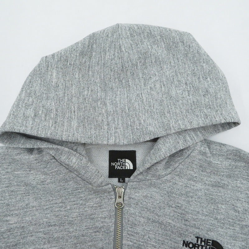 THE NORTH FACE | ザ・ノースフェイス スクエアロゴフルジップ パーカー NT11952 グレー サイズ：L【瀬戸大橋店】