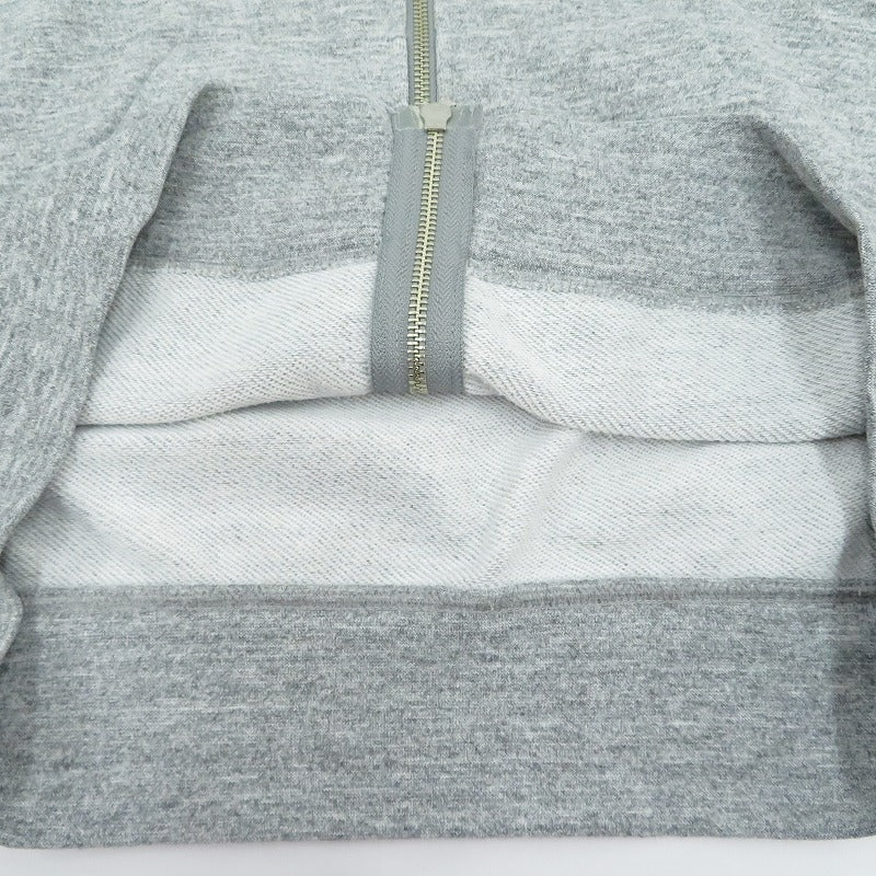 THE NORTH FACE | ザ・ノースフェイス スクエアロゴフルジップ パーカー NT11952 グレー サイズ：L【瀬戸大橋店】