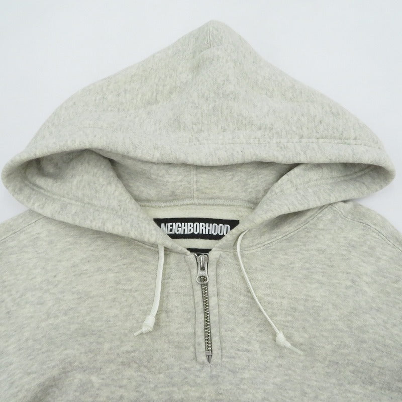 NEIGHBORHOOD | ネイバーフッド LOGIC / C-HZ HOODED. LS 18AW パーカー 182FPNH-CSM04 グレー サイズ：M【瀬戸大橋店】