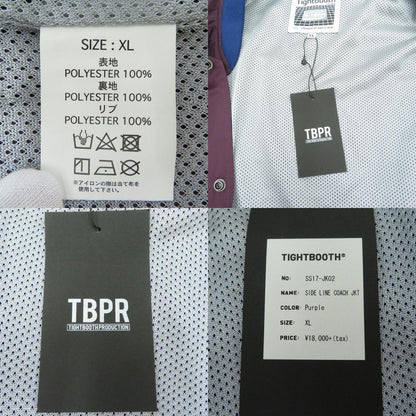 TIGHTBOOTH PRODUCTION | タイトブースプロダクション ブルゾン SS17-JK02 パープル サイズ：XL【瀬戸大橋店】