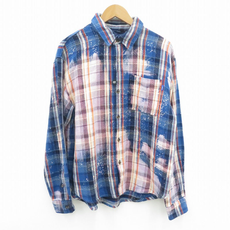 JORDAN | ジョーダン ×Awake NY Flannel Shirt 長袖シャツ FQ5454-498 ブルー サイズ：M【瀬戸大橋店】