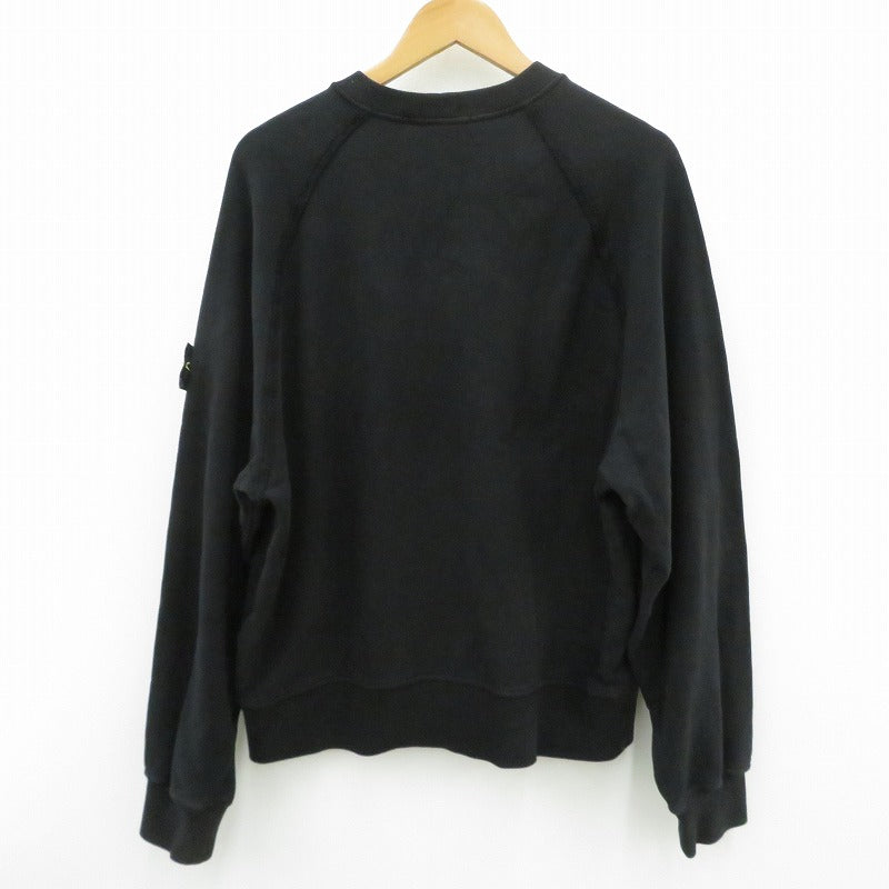 STONE ISLAND | ストーンアイランド スウェット K2S156100022S0A20 ブラック サイズ：L【瀬戸大橋店】