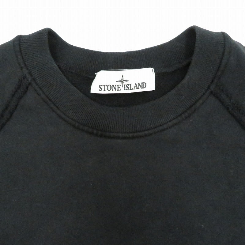 STONE ISLAND | ストーンアイランド スウェット K2S156100022S0A20 ブラック サイズ：L【瀬戸大橋店】