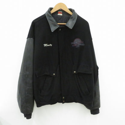 VINTAGE衣料 | ヴィンテージイリョウ 80s~90s スタジャン ブランド:union line サイズ:2XL ブラック【瀬戸大橋店】