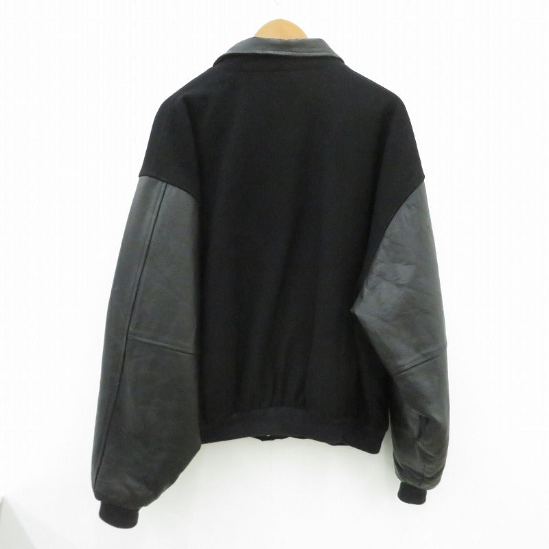 VINTAGE衣料 | ヴィンテージイリョウ 80s~90s スタジャン ブランド:union line サイズ:2XL ブラック【瀬戸大橋店】