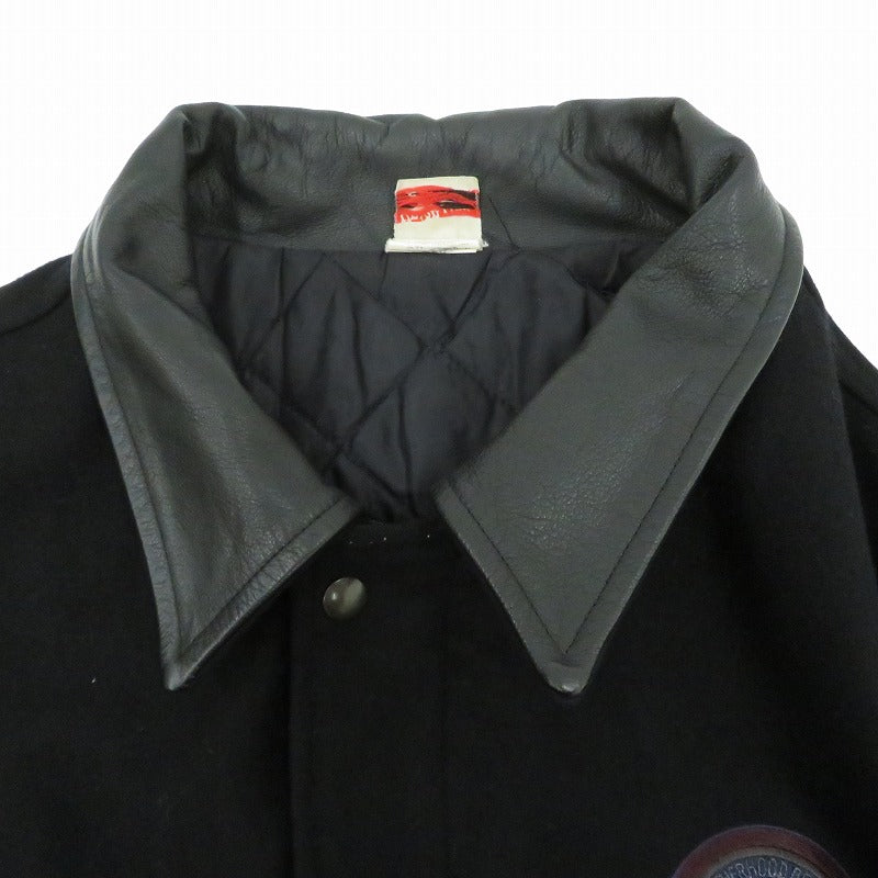 VINTAGE衣料 | ヴィンテージイリョウ 80s~90s スタジャン ブランド:union line サイズ:2XL ブラック【瀬戸大橋店】