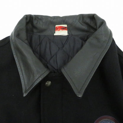 VINTAGE衣料 | ヴィンテージイリョウ 80s~90s スタジャン ブランド:union line サイズ:2XL ブラック【瀬戸大橋店】