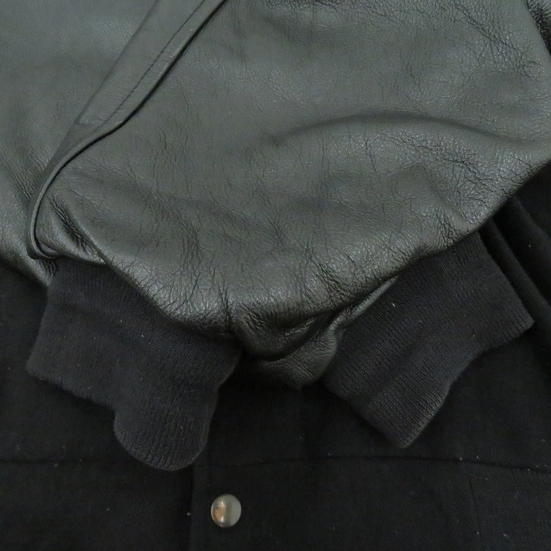 VINTAGE衣料 | ヴィンテージイリョウ 80s~90s スタジャン ブランド:union line サイズ:2XL ブラック【瀬戸大橋店】