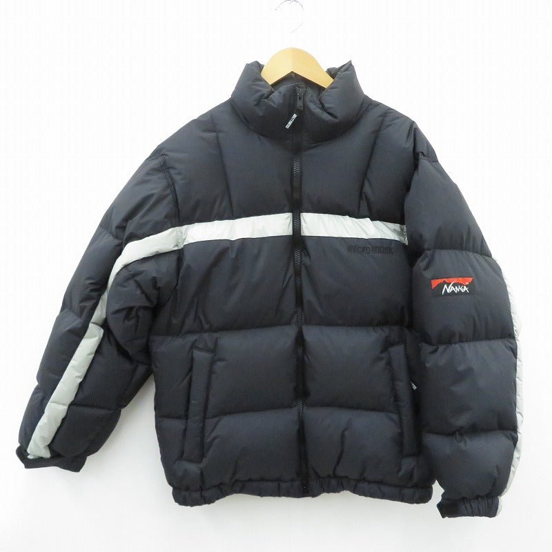 WACKOMARIA | ワコマリア ×NANGA/SWITCHING DOWN JACKET 24fw ダウンジャケット 24FW-WMO-NA01 ブラック サイズ：M【瀬戸大橋店】