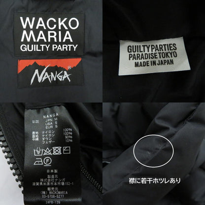 WACKOMARIA | ワコマリア ×NANGA/SWITCHING DOWN JACKET 24fw ダウンジャケット 24FW-WMO-NA01 ブラック サイズ：M【瀬戸大橋店】